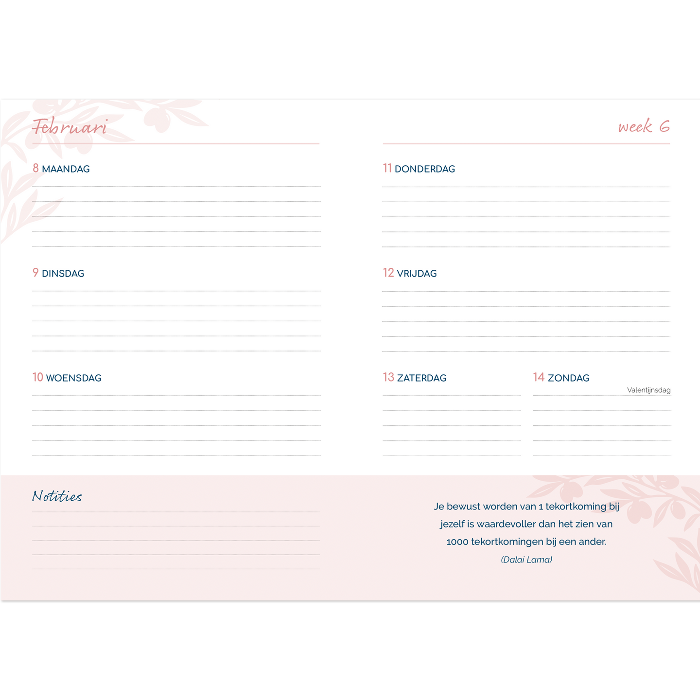 Agenda 2027 inkijkpagina week 6