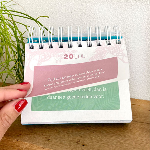Bureaukalender positieve spreuken