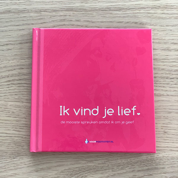 Ik-vind-je-lief boekje *Pink Edition*