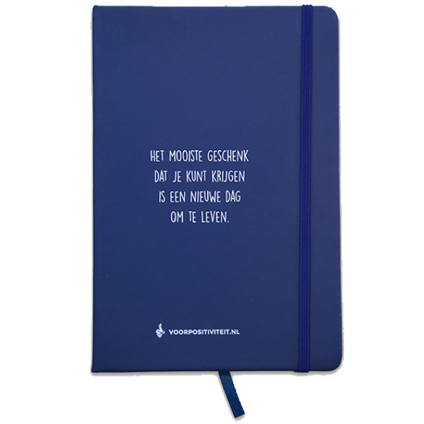 Notitieboek blauw