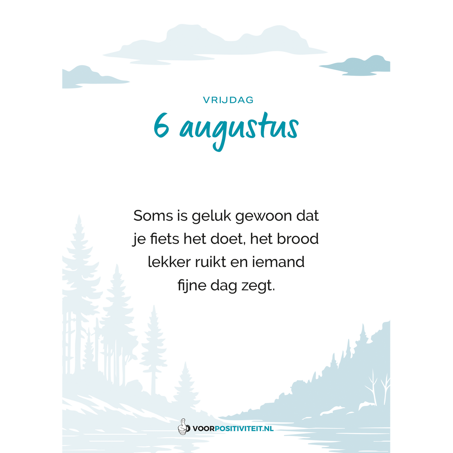 Scheurkalender 2027 inkijkexempaar 6 augustus