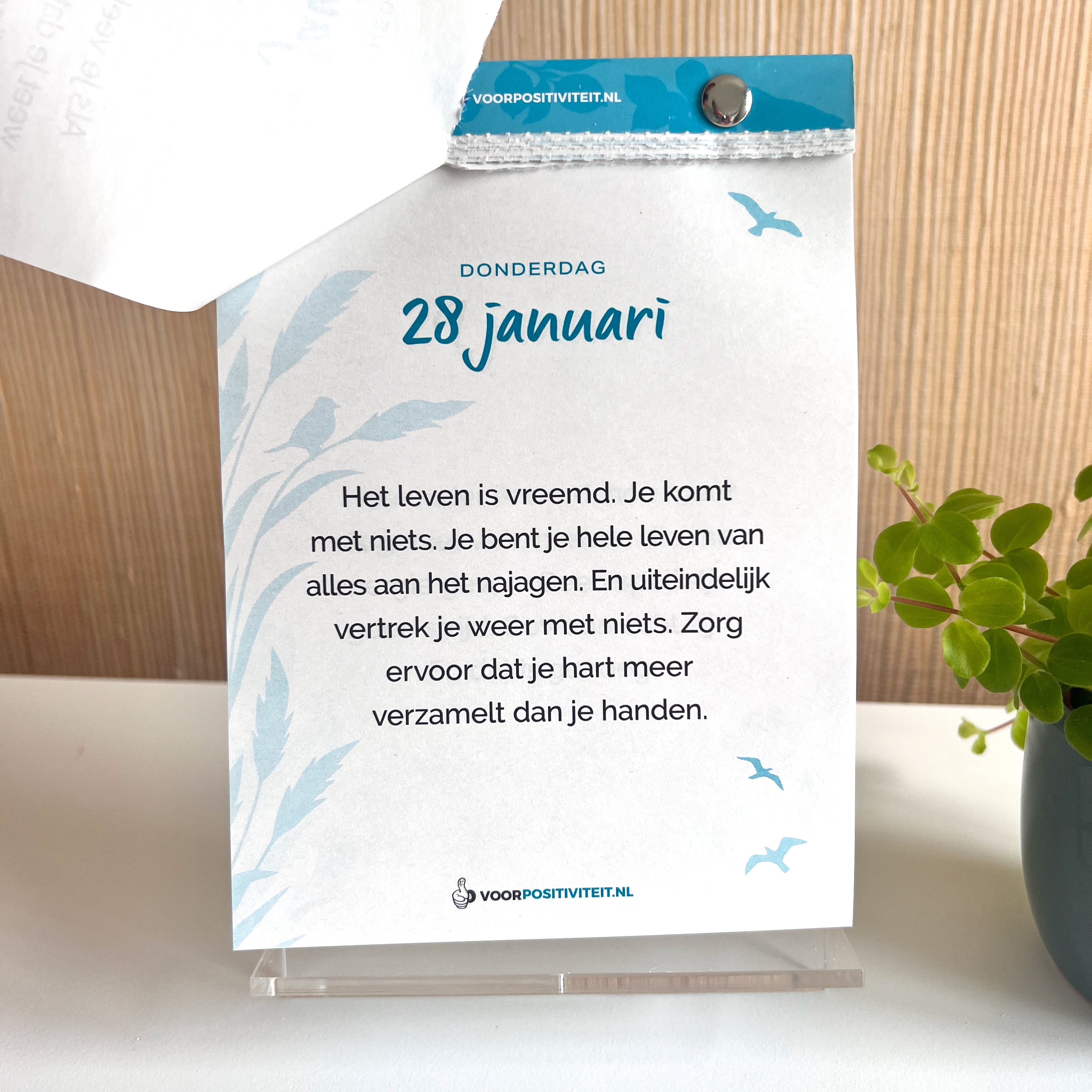 Scheurkalender 2027 28 januari