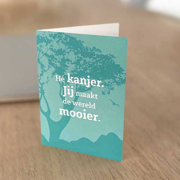 Dank je wel wenskaarten set