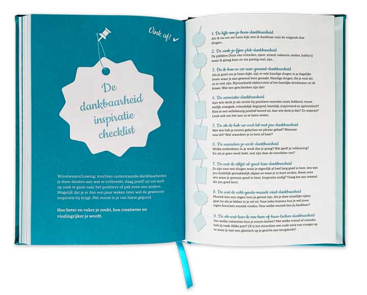 Dankbaarheid dagboek checklijst