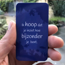 Complimentkaartje Ik hoop dat je inziet hoe bijzonder je bent