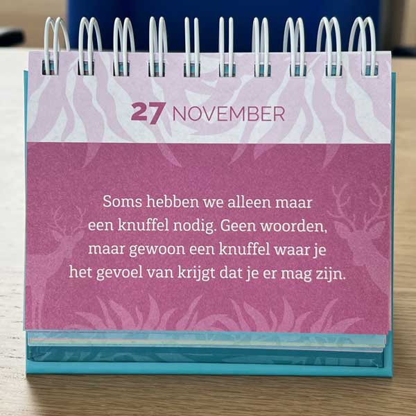 Bureaukalender 27 november