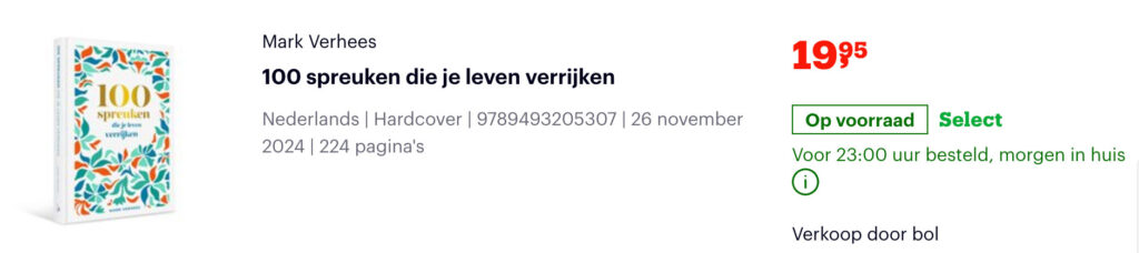 Boek 100 spreuken die je leven verrijken bij Bol