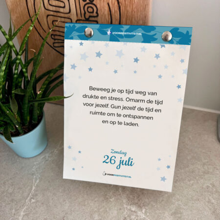 Scheurkalender 2026 positieve spreuken