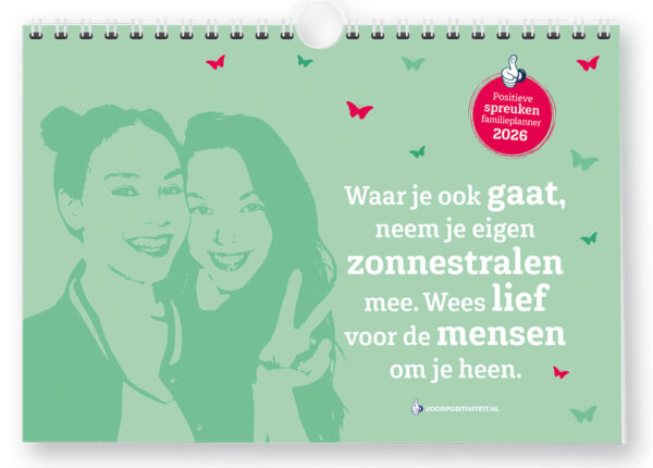 Familieplanner 2026 Voor Positiviteit