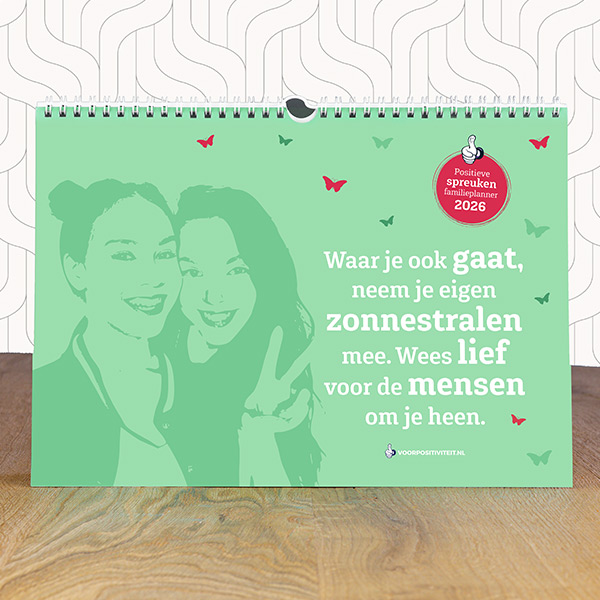 Familieplanner 2026 staand